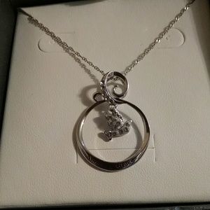 S925 "Amazing Grace" dove necklace